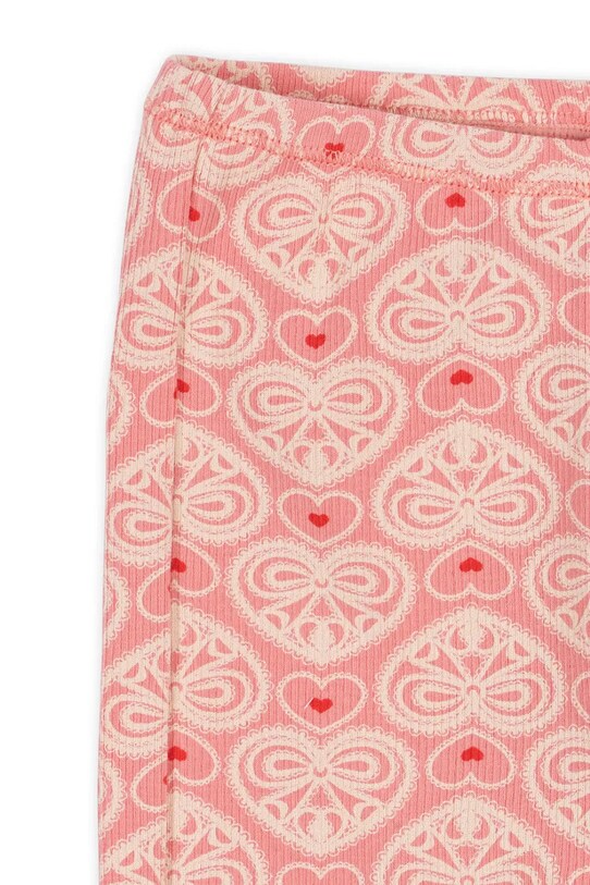 Konges Sløjd legginsy dziecięce ELLA PANTS GOTS KS102668 różowy SS25