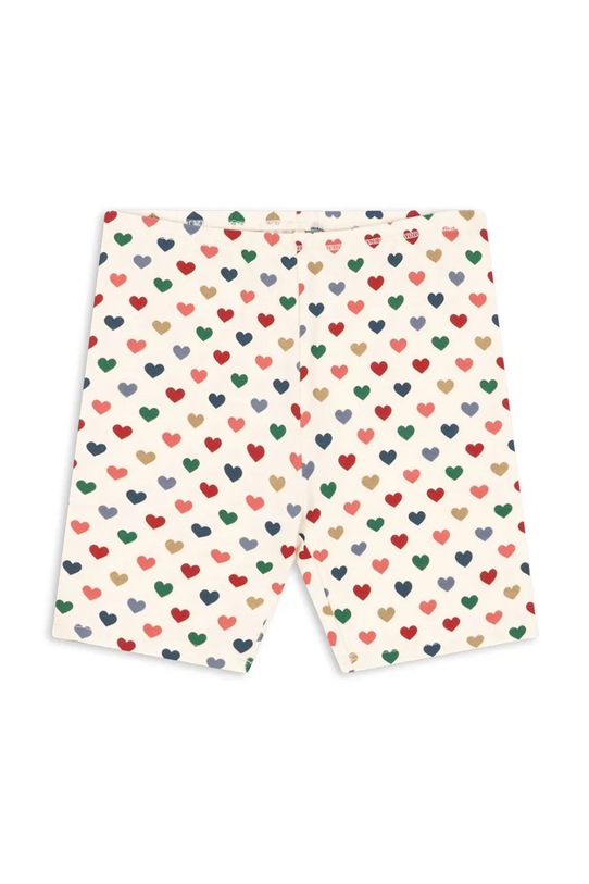 Kalhoty Konges Sløjd BASIC SHORT LEGGINGS GOTS bavlna béžová KS103203