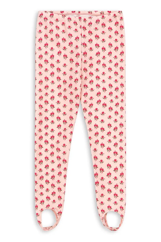 Detské legíny Konges Sløjd MOUSSE LEGGING s elastanom ružová KS103248