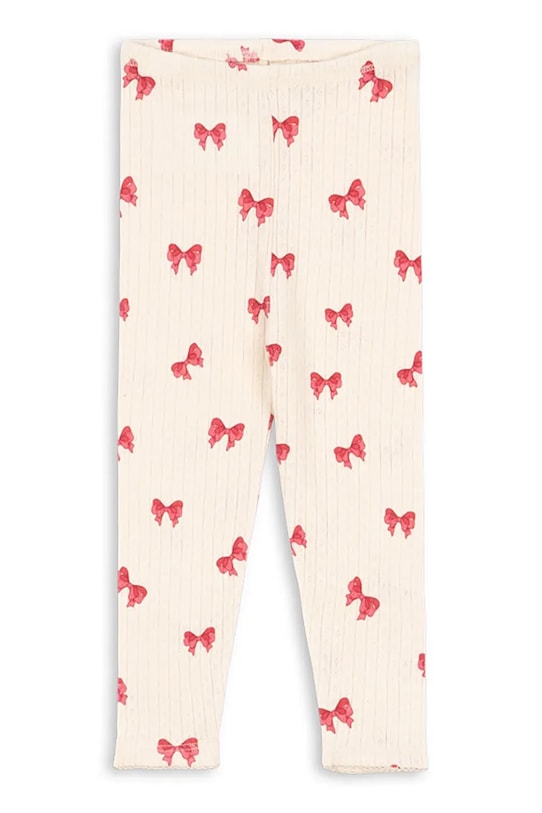 Konges Sløjd legginsy MINNIE PANTS GOTS Planet friendly beżowy KS103395