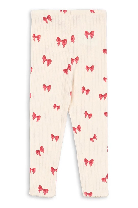 Konges Sløjd legginsy MINNIE PANTS GOTS KS103395 beżowy SS25