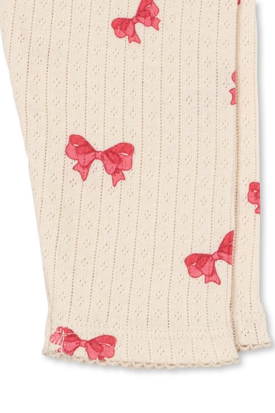 Konges Sløjd legginsy MINNIE PANTS GOTS beżowy KS103395