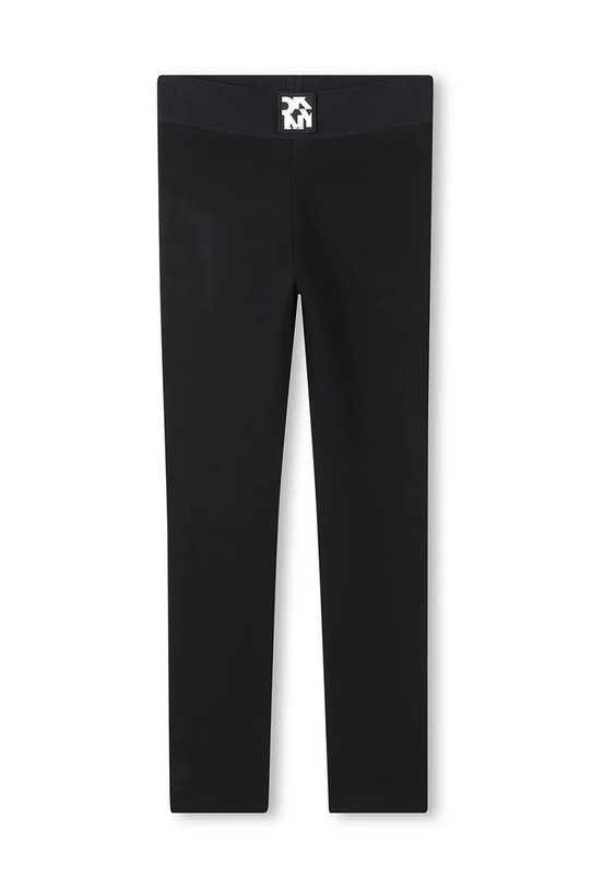 Dkny legginsy dziecięce z elastanem czarny D62272.114.150