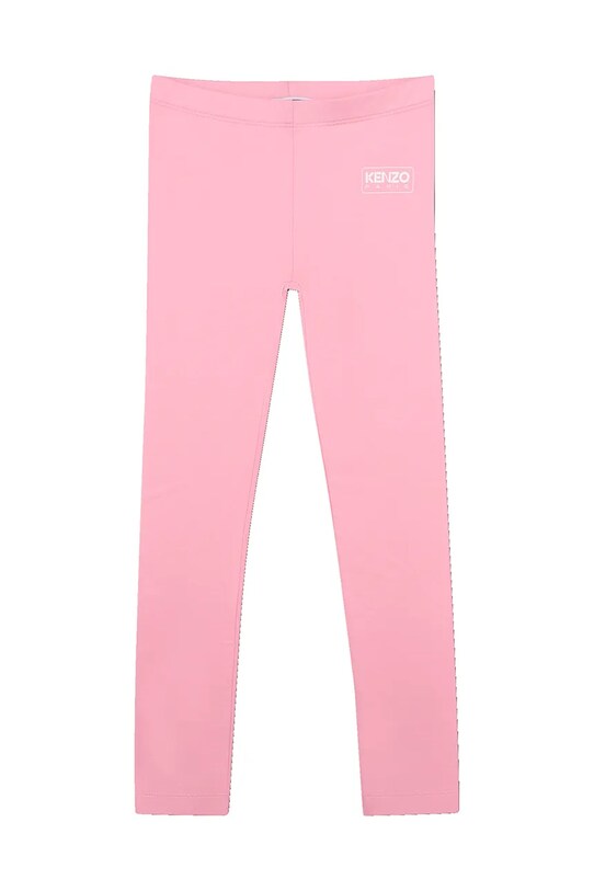 Kenzo Kids legginsy dziecięce z elastanem różowy K61003.114.150