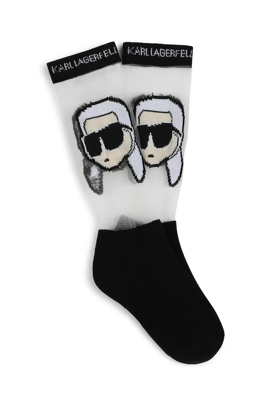 Παιδικές κάλτσες Karl Lagerfeld ψηλές κάλτσες μαύρο Z30545