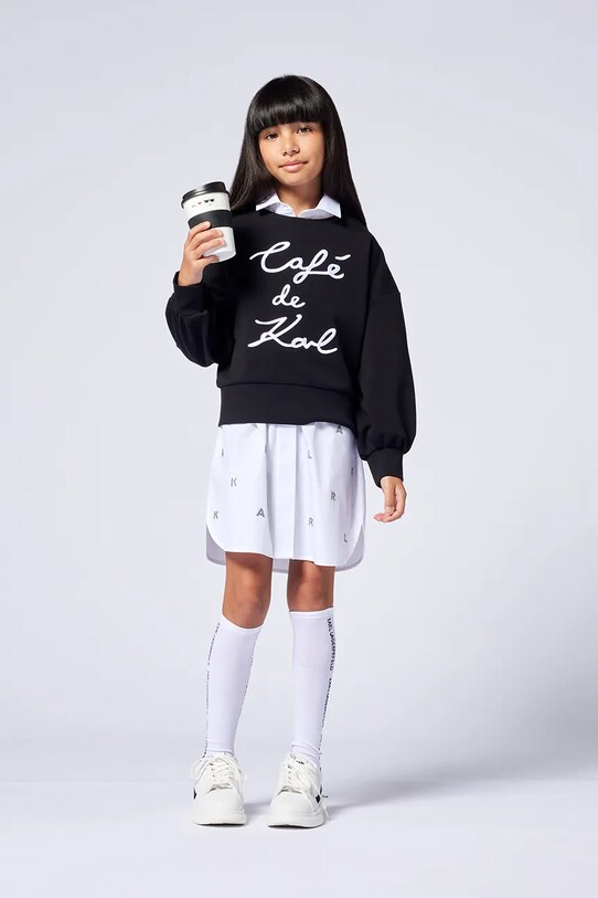 Дитячі підколінки Karl Lagerfeld білий Z30552