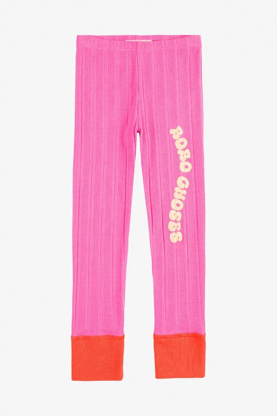 Bobo Choses leggins copii Wavy 125AC074 roz SS25