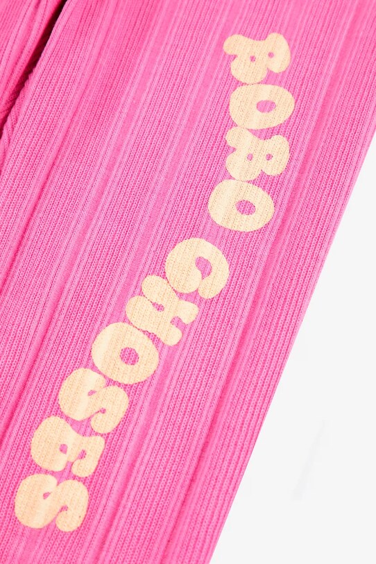 Fete Bobo Choses leggins copii Wavy 125AC074 roz