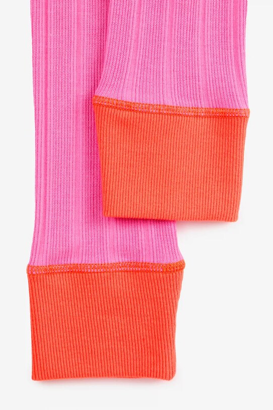 Bobo Choses leggins copii Wavy roz 125AC074