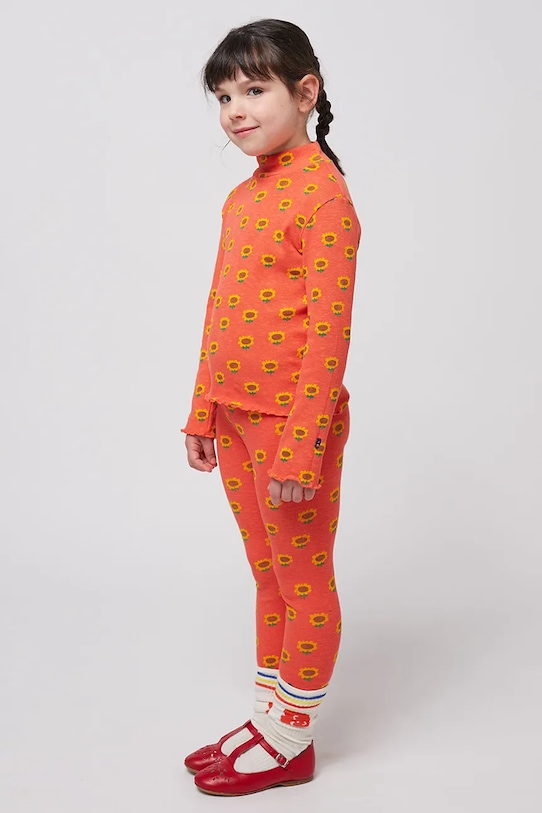 Дитячі легінси Bobo Choses Sunflower помаранчевий 125AC075