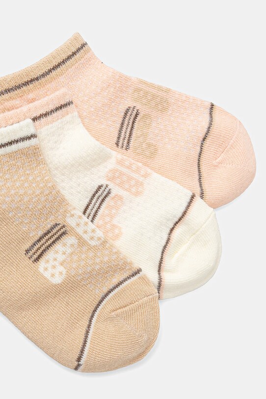 Fila skarpetki dziecięce 3-pack F1426 beżowy SS25