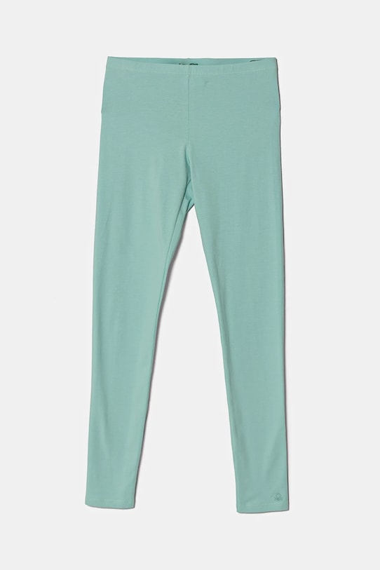 United Colors of Benetton legginsy dziecięce z elastanem turkusowy 3MT1CF02G.G.Season.PPYA