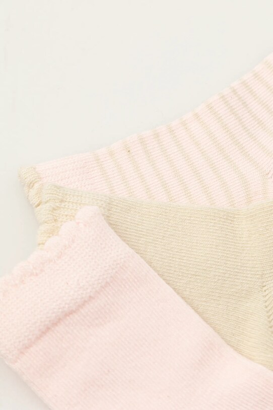 Κάλτσες μωρού United Colors of Benetton 2-pack 6AO30703Y.G.W.Seasonal ροζ SS25