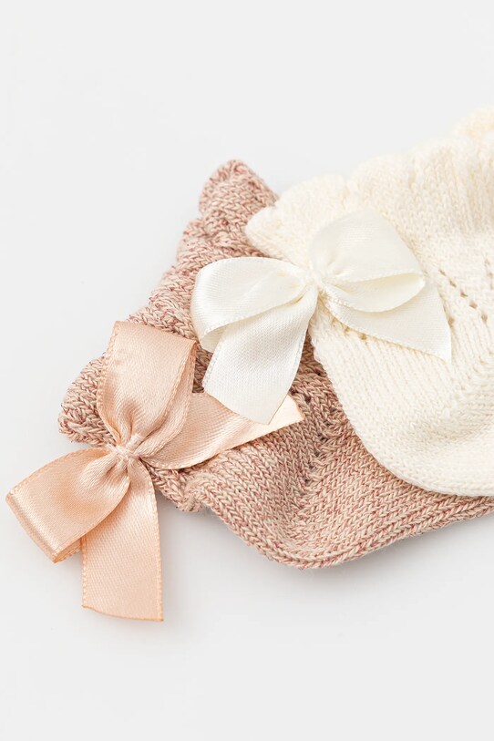 United Colors of Benetton sosete copii 2-pack 6AO407042.G.Seasonal portocaliu SS25