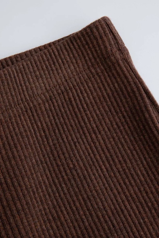 Fete Coccodrillo leggins copii WC5122101NGJ maro