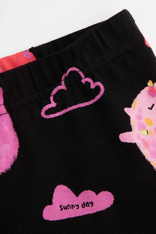 Dziewczynka Coccodrillo legginsy dziecięce WC5122102RGK czarny
