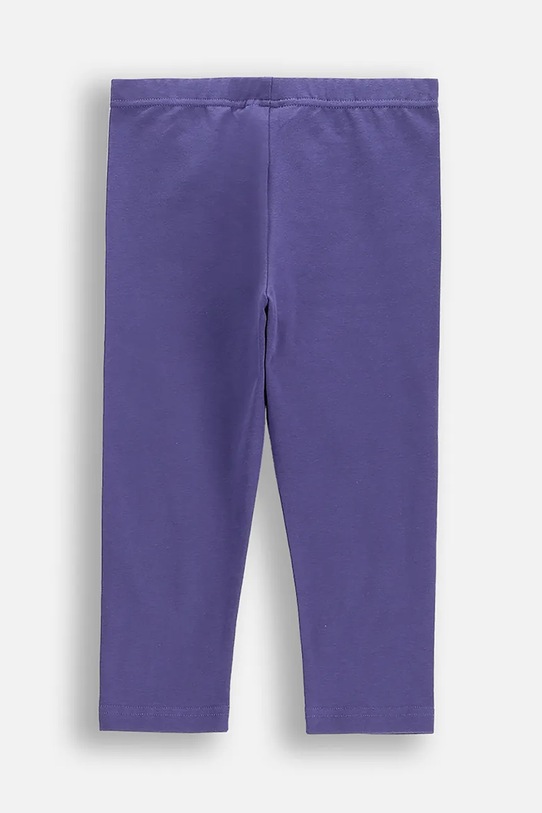 Coccodrillo legginsy bawełniane WC5122301VGC fioletowy SS25