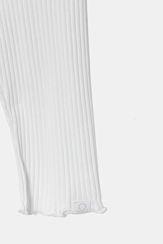Fete United Colors of Benetton leggins copii 3F1AGF04K.P.Seasonal alb