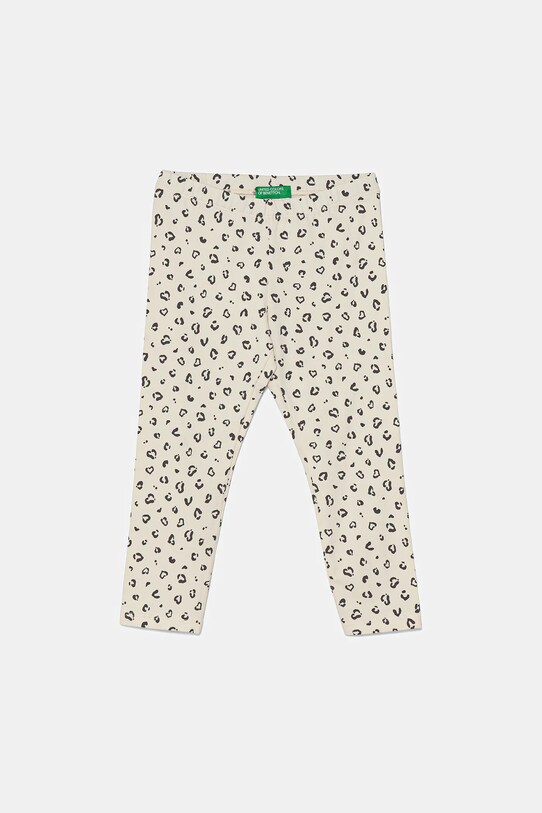 Дитячі легінси United Colors of Benetton з еластаном білий 3SDSGF04U.P.Seasonal