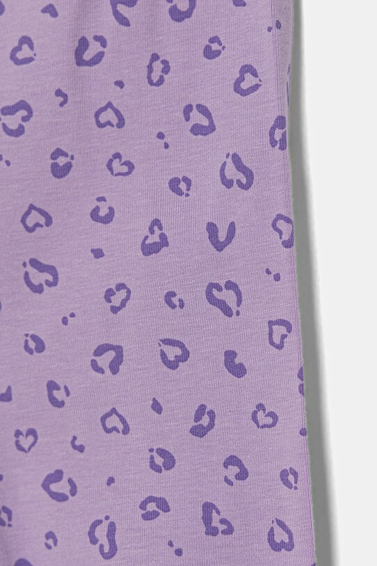 Dziewczynka United Colors of Benetton legginsy dziecięce 3SDSGF04U.P.Seasonal fioletowy
