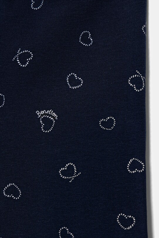 Fete United Colors of Benetton leggins copii 3SDSGF04U.P.Seasonal bleumarin