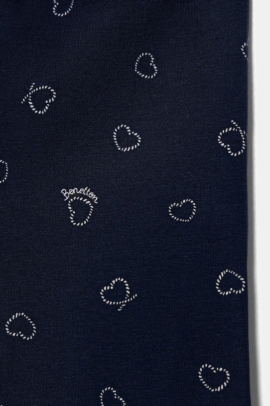 Fete United Colors of Benetton leggins copii 3SDSGF04U.P.Seasonal bleumarin