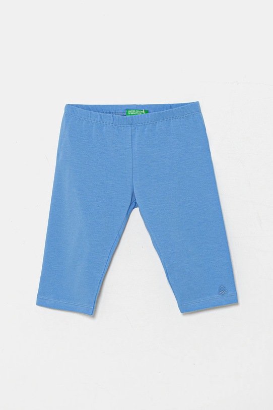 United Colors of Benetton legginsy dziecięce z elastanem niebieski 3MT1GF01M.P.Season.PPYA