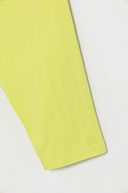 Fete United Colors of Benetton leggins copii 3MT1GF01M.P.Season.PPYA verde