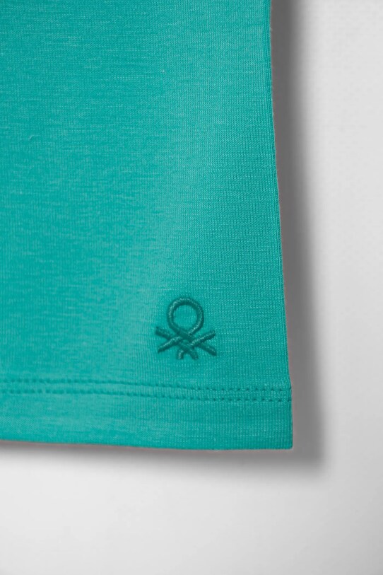 United Colors of Benetton legginsy dziecięce 3MT1CF02J.G.Season.PPYA turkusowy SS25