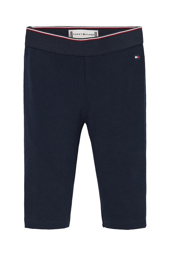 Tommy Hilfiger legginsy niemowlęce bawełna granatowy KN0KN01955.PPYA
