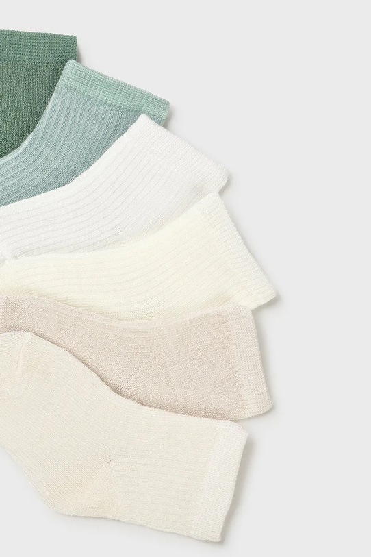 Mayoral Newborn skarpetki niemowlęce 6-pack 9860.1B.Newborn.PPYH zielony SS25