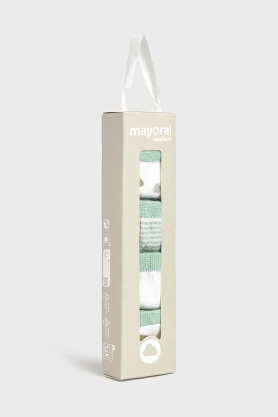 Мальчик Детские носки Mayoral Newborn 4 шт 9862.1D.Newborn.PPYH бирюзовый