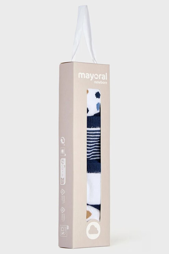 Мальчик Детские носки Mayoral Newborn 4 шт 9862.1D.Newborn.PPYH тёмно-синий