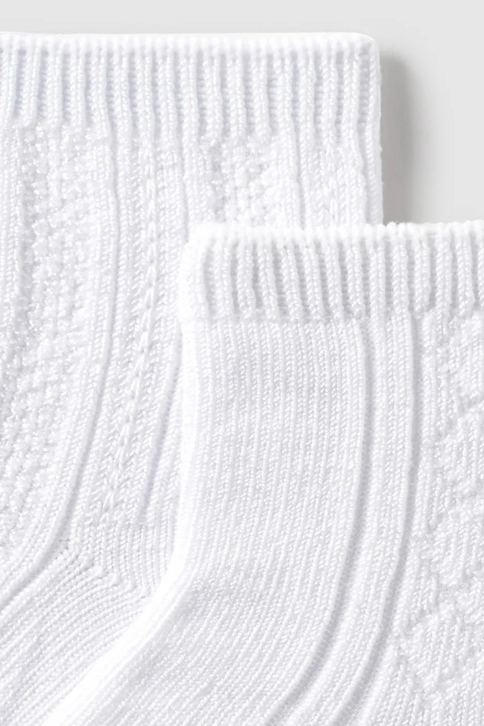 Mayoral Newborn skarpetki dziecięce 2-pack 9863.1F.Newborn.PPYH biały SS25