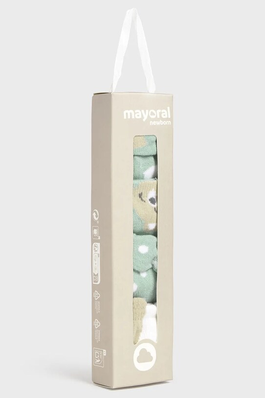 Мальчик Детские носки Mayoral Newborn 4 шт 9867.2G.Newborn.PPYH зелёный