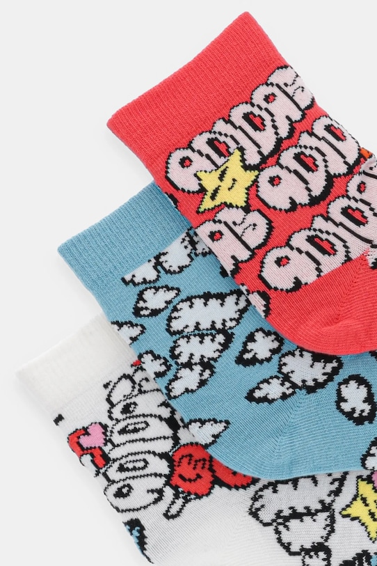 Детские носки adidas Performance 3 шт JH3421 красный SS25