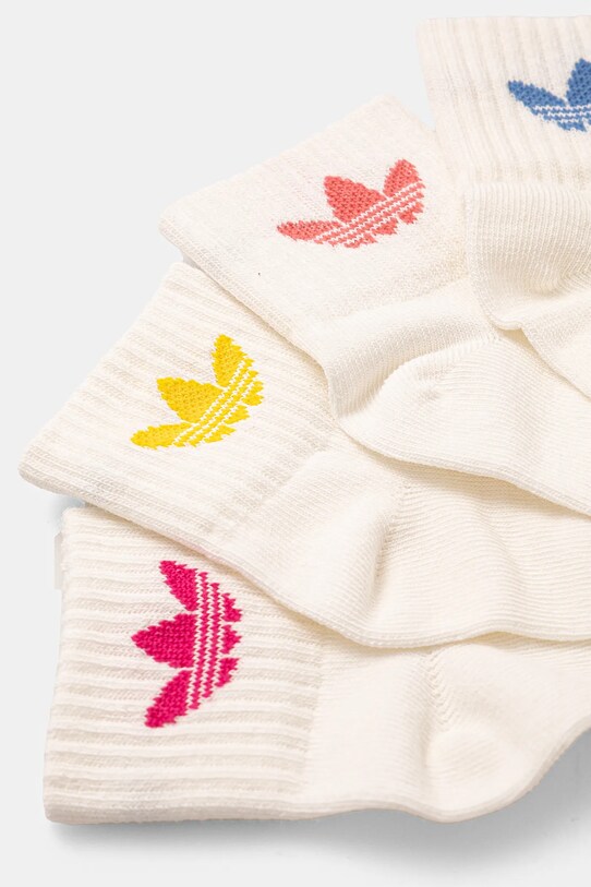 Детские носки adidas Originals 6 шт JC8541 белый SS25