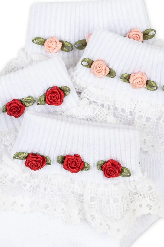 Детские носки Konges Sløjd 2 PACK LACE SOCKS 2 шт KS102241 белый SS25