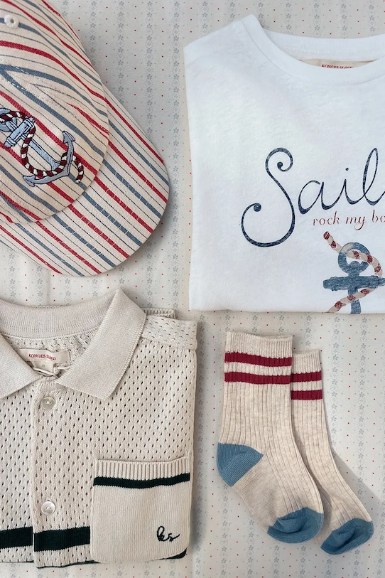 Κοριτσίστικα Παιδικές κάλτσες Konges Sløjd 2 PACK RIB SOCKS 2-pack KS103291 μπεζ