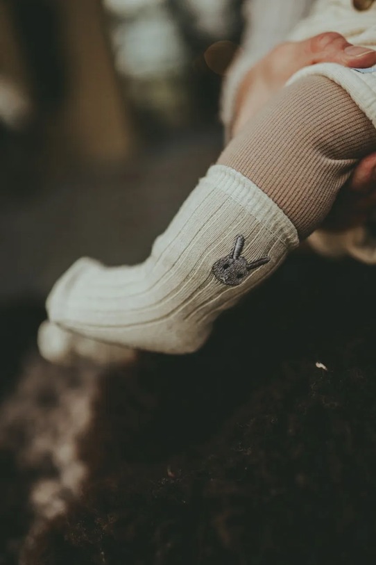 Κοριτσίστικα Κάλτσες μωρού Donsje Bell Socks Bunny 3014504.15.19 μπεζ