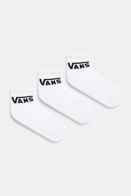 Vans skarpetki dziecięce CLASSIC HALF CREW 3-pack skarpetki długie biały VN000J5BWHT1