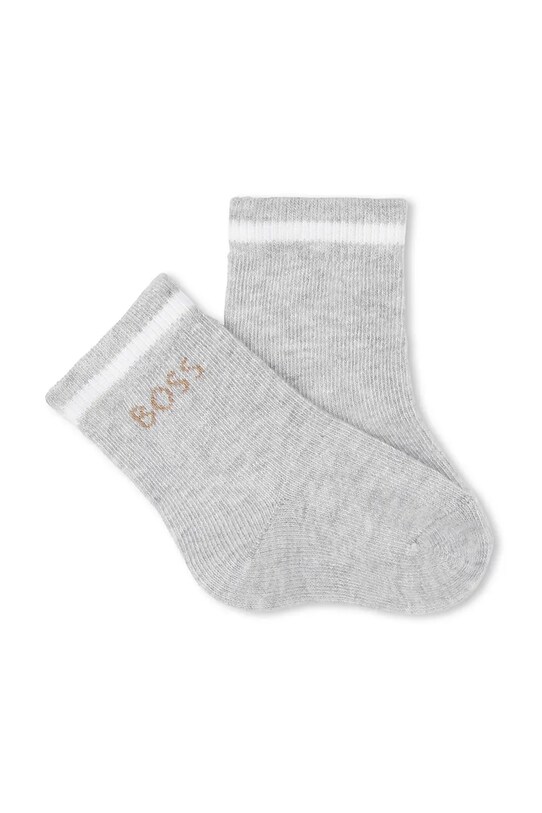 BOSS skarpetki niemowlęce 3-pack J51742 biały SS25
