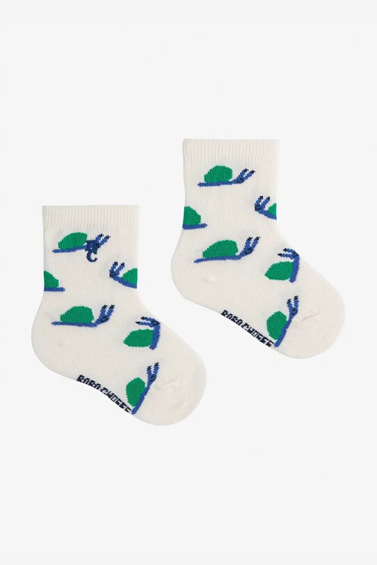 Bobo Choses skarpetki dziecięce Funny Snail skarpetki krótkie beżowy 125AH018
