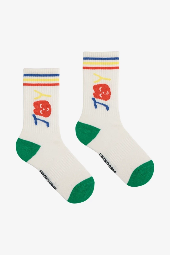 Детские носки Bobo Choses Smiling длинные носки белый 125AI003