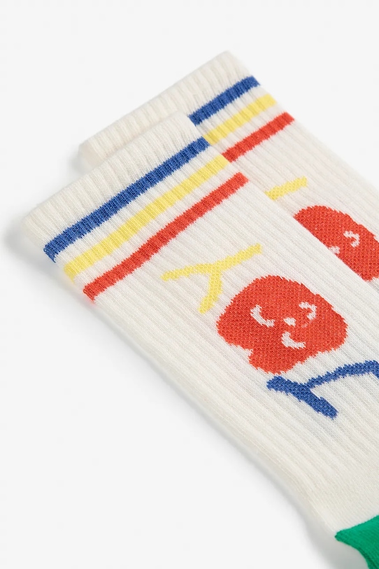 Детские носки Bobo Choses Smiling 125AI003 белый SS25