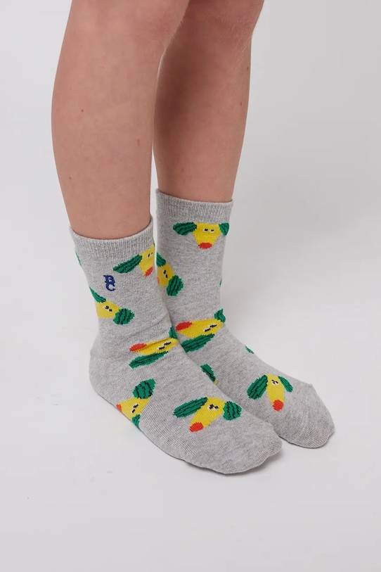 Băieți Bobo Choses sosete copii Happy Dog 125AI010 gri