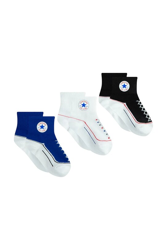 Converse skarpetki dziecięce 3-pack NC0172 biały SS25
