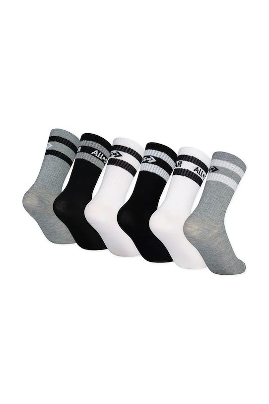 Converse gyerek zokni 6 pár RC0156 szürke SS25