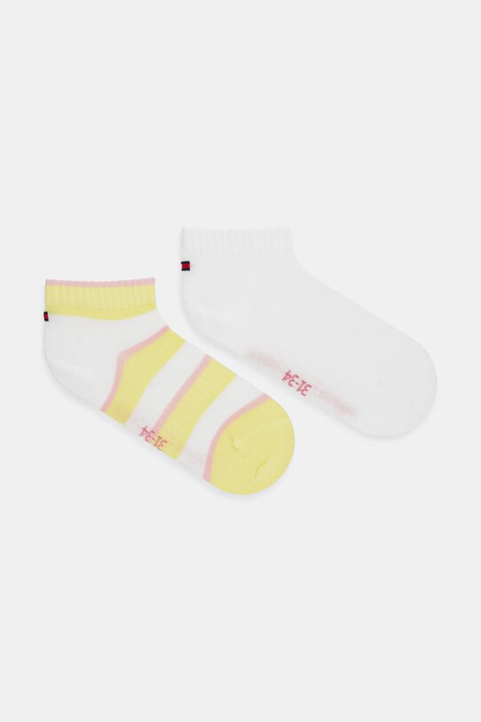 Дитячі шкарпетки Tommy Hilfiger 2-pack короткі шкарпетки жовтий 701232712.PPYA