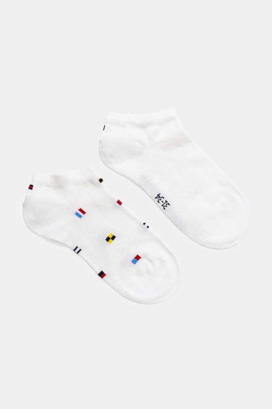 Tommy Hilfiger skarpetki dziecięce 2-pack skarpetki krótkie biały 701232714.PPYA